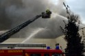 Grossbrand Halle Troisdorf Kriegsdorf Junkersring P145